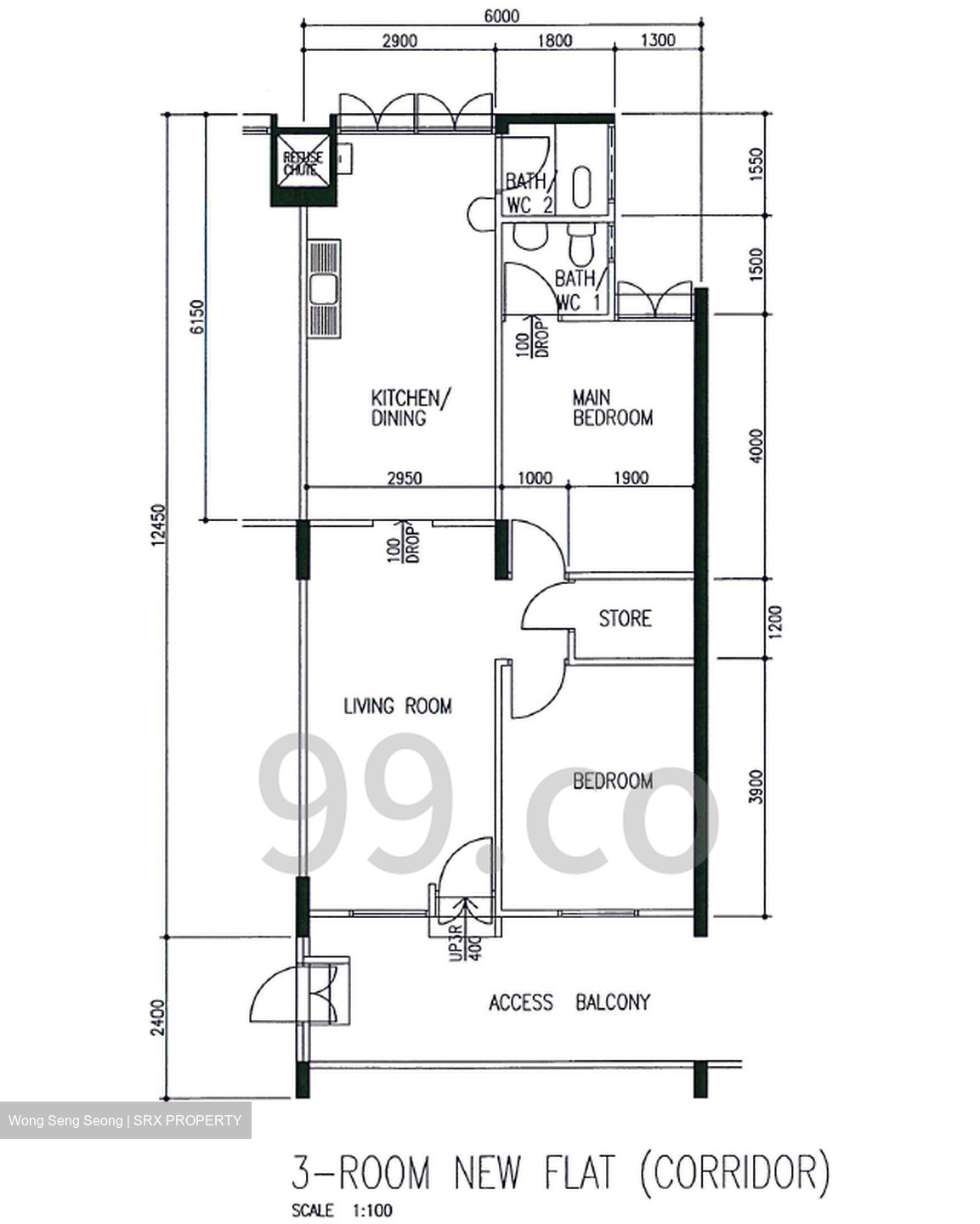 Blk 211 Kovan City (Hougang), HDB 3 Rooms #586148831